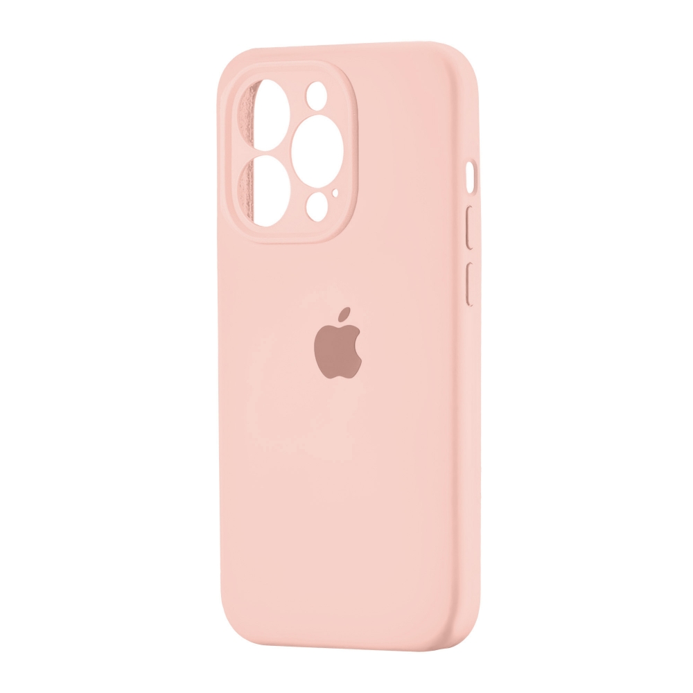 Silicone Case Square Full Camera Protective (AA) для iPhone 13 Pro (Pink Sand)-0